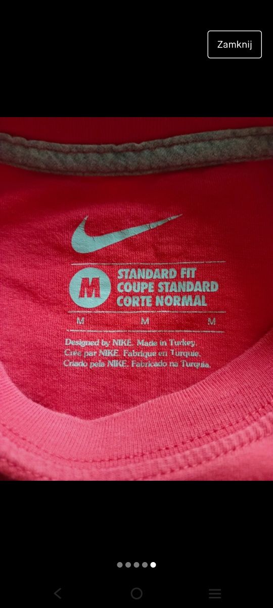 Koszulka bawełniana Nike rozm M