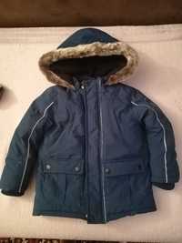 Куртка детская зимняя, для мальчика 104-110 см.
