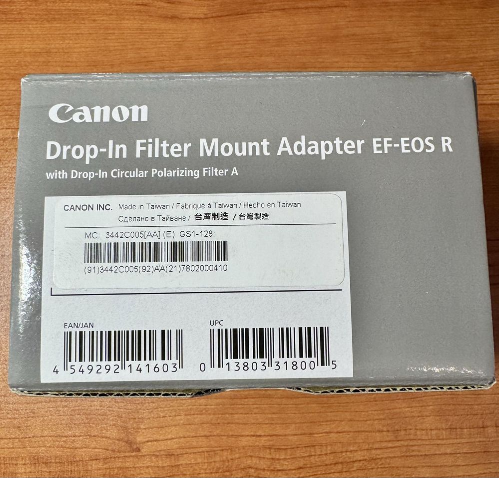 Canon Drop-in filter mount adapter EF-EOS R