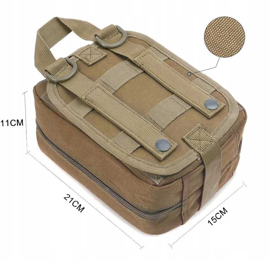 Подсумок под аптечку на системе Molle, быстрый сброс, 4 цвета