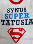 Zestaw 62 68 dla chłopca napisy cały tatuś super