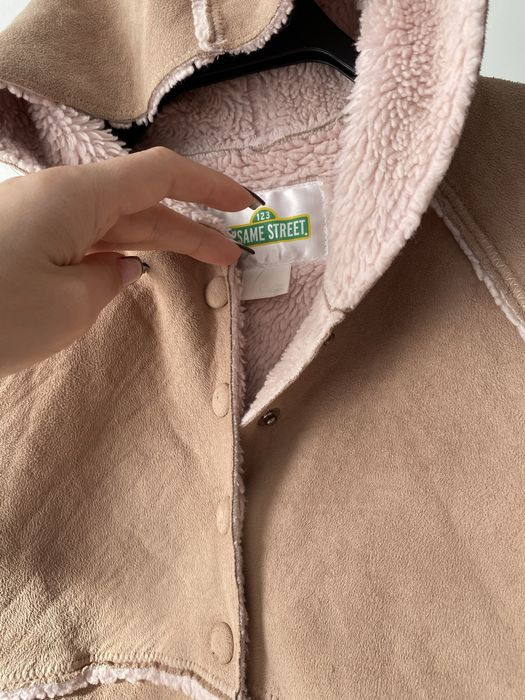 Sesame Street 4 lata 104 cm bawełna 27% dziecięca kurtka płaszczyk