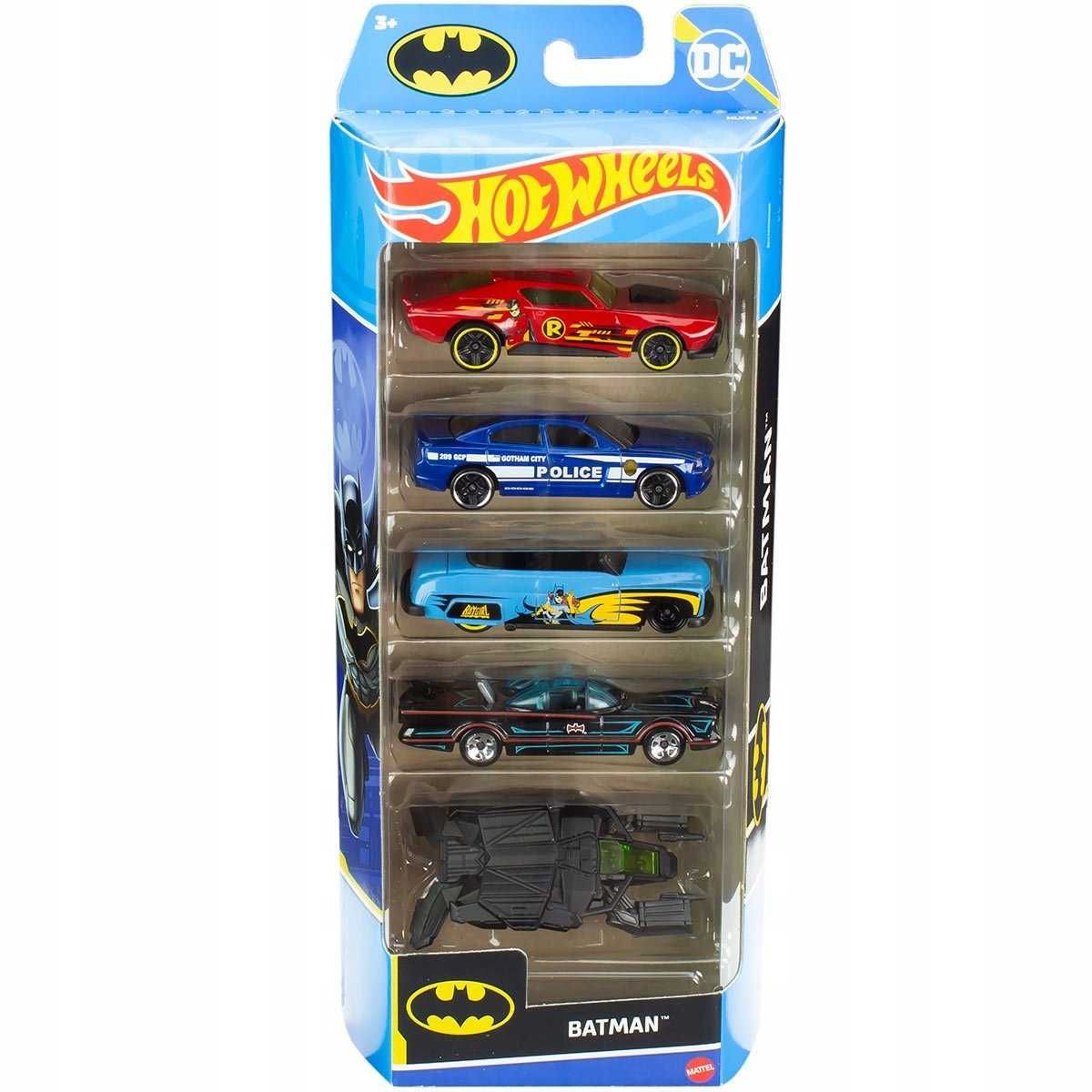 Hot Wheels BATMAN pięciopak HLY68 nowe