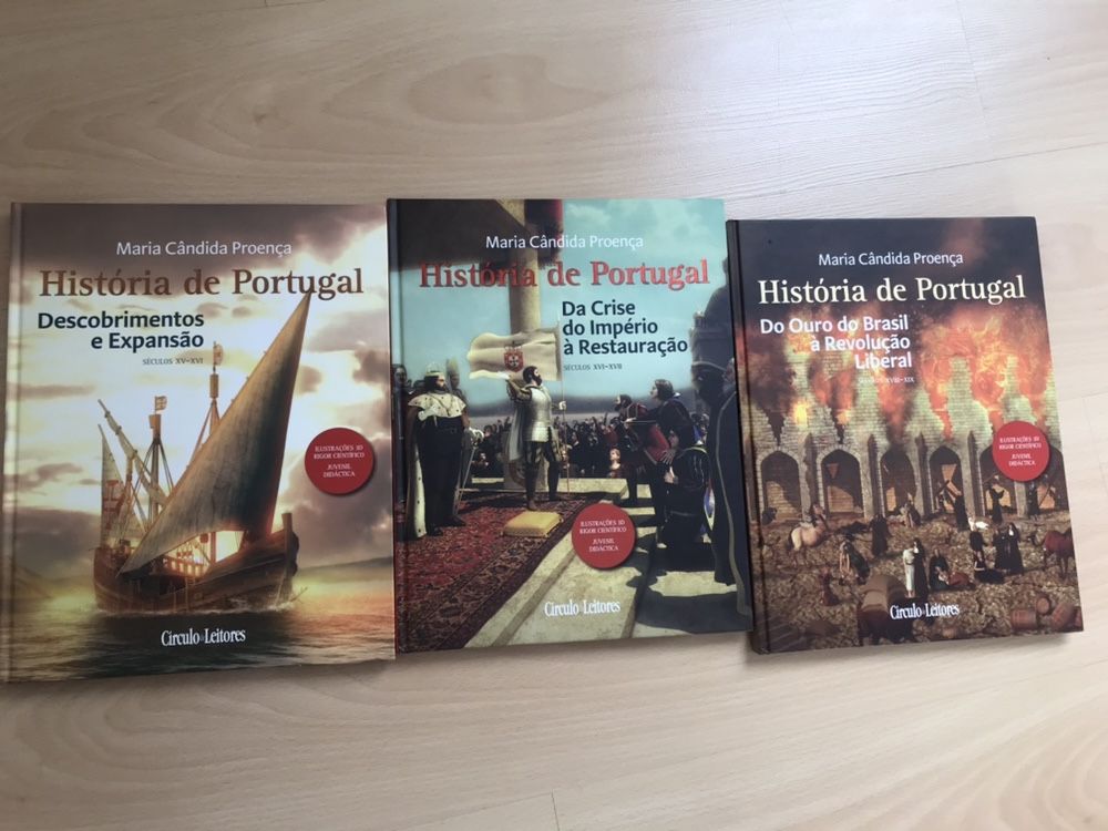 Livros didáticos Historia de Portugal