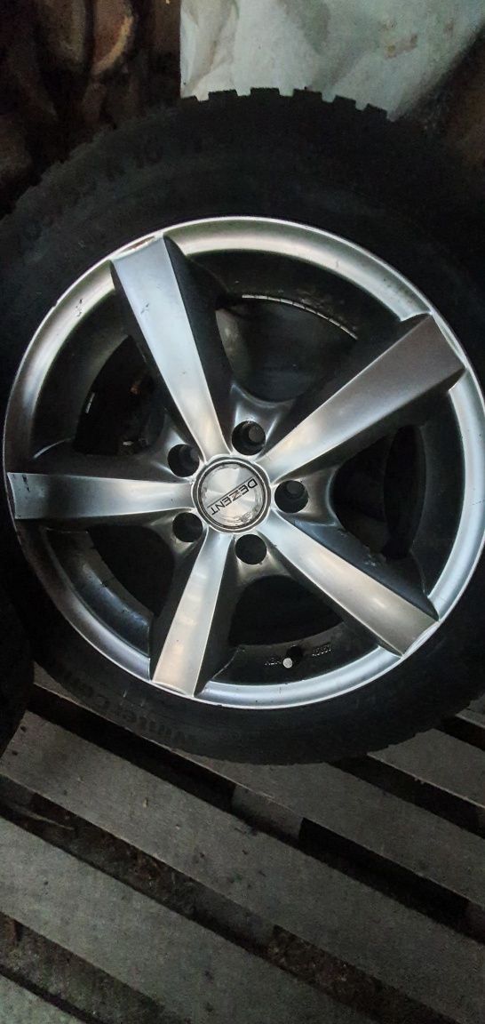 Koła aluminiowe 16' 5x110 z 2 oponami zimowymi 205/55/16 z Fiat Croma