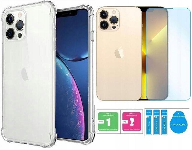 Etui Obudowa Case Do Iphone 13 Pro + Szkło Szybka