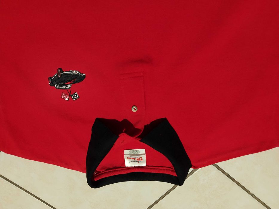 HANES USA - NOWA! z LOGO Koszulka Polo Męska rozmiar L