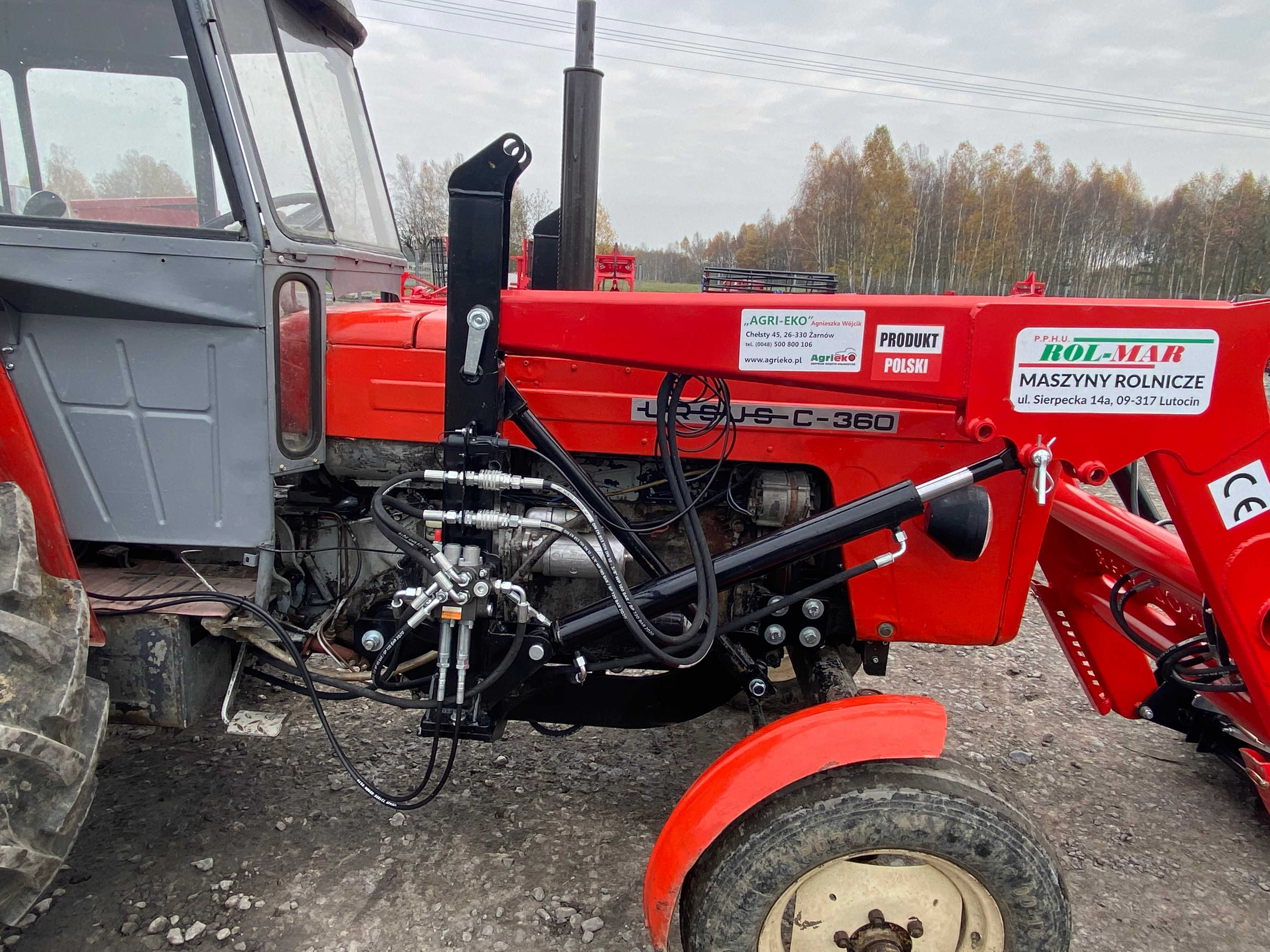 Ładowacz Czołowy Euroramka C330,C360,Mf255,Mf3512 Zetor