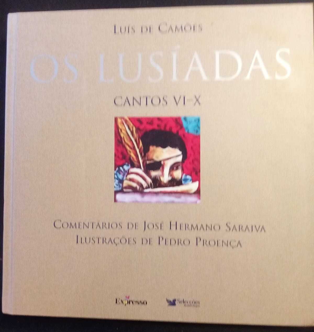 "Os Lusíadas" em 2 volumes - Canto I a V - Canto VI a X - 1ª Edição