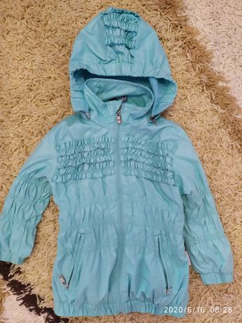 Курточка для девочки берюзового цвета Verscon (98см)