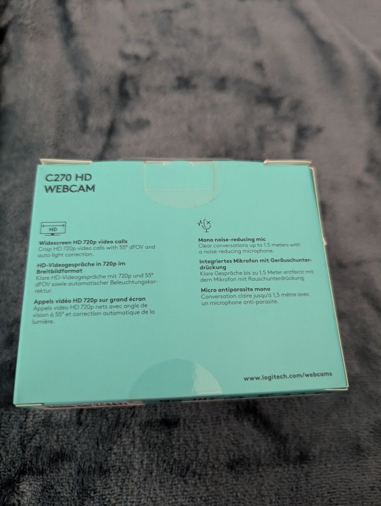Нова Logitech C270 HD 720p веб-камера — запакована