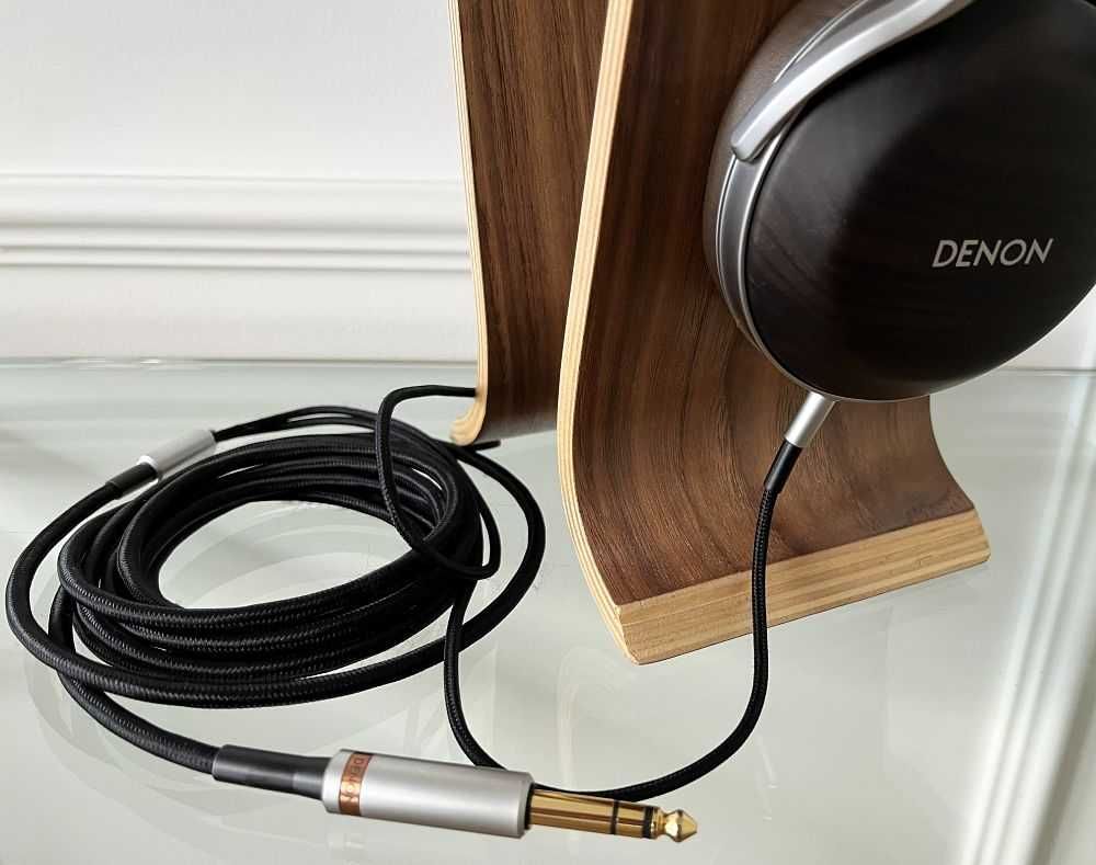 Oryginalny kabel Denon 3m duży jack do słuchawek D5200 / D7200 / D9200
