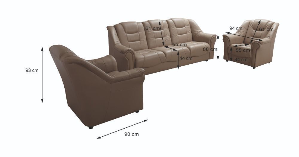 Fotel skórzany "KAROL" skóra naturalna PRODUCENT