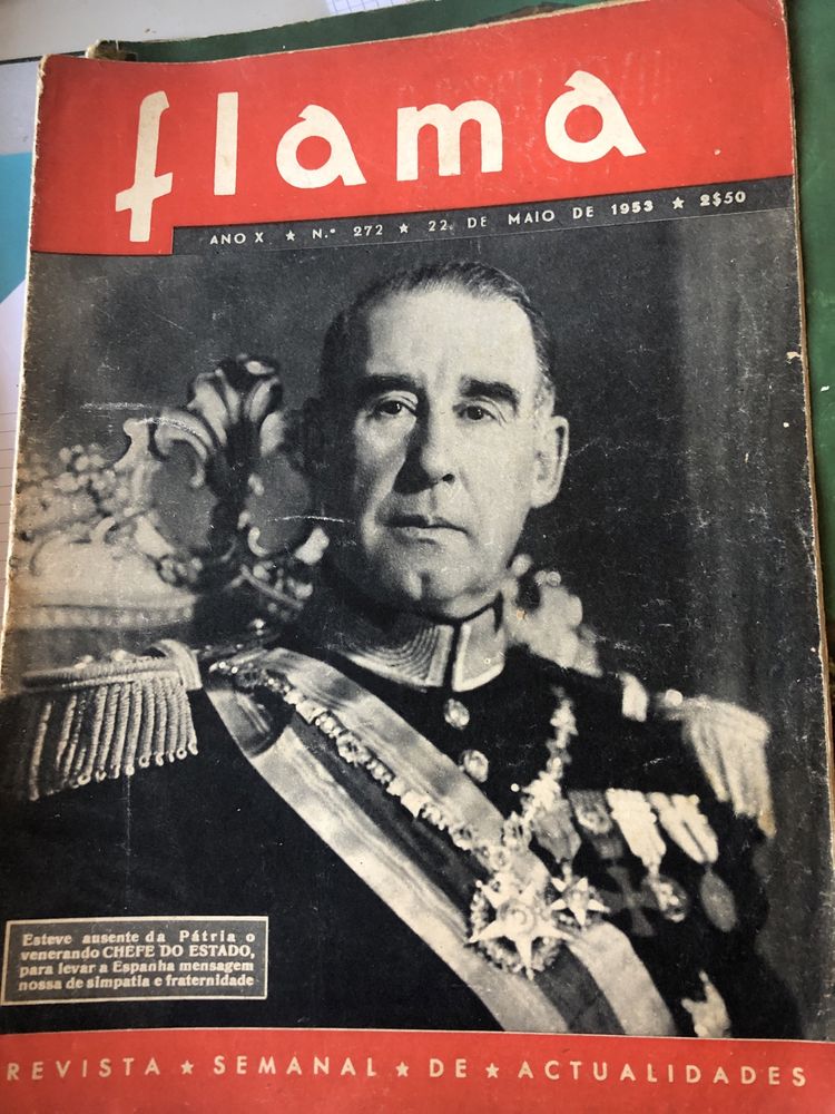 Colecionadores grande revista do presidente craveiro lopes ao Brasil