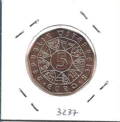 Áustria - - - 5 Euros - 2015 - - Opereta O Morcego e o Baile - - Moeda