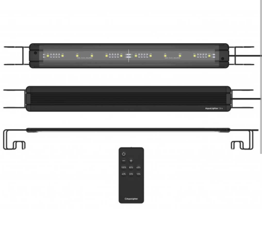 NOWA !! Aqualighter SLIM 75 cm - belka LED z pilotem