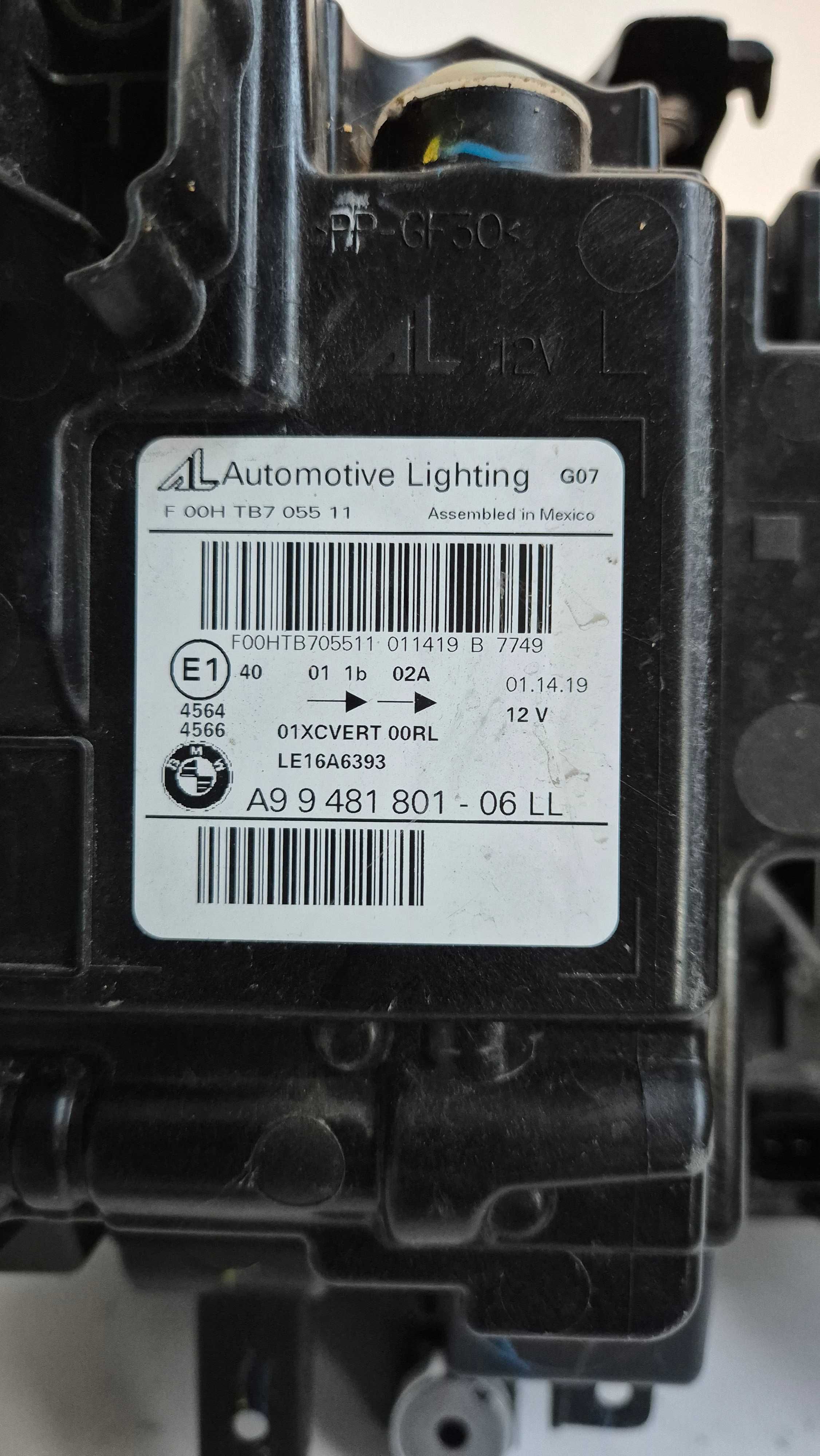 Фари BMW G07 Laser Shadow Line, Фара BMW G07 Laser, Б/в, Максимальні!