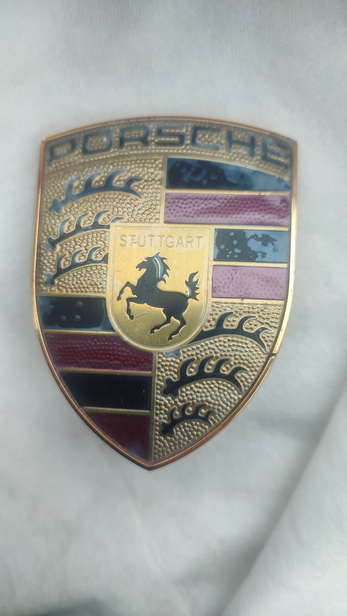Nowy Oryginalny Emblemat Porsche 9P1.853.601