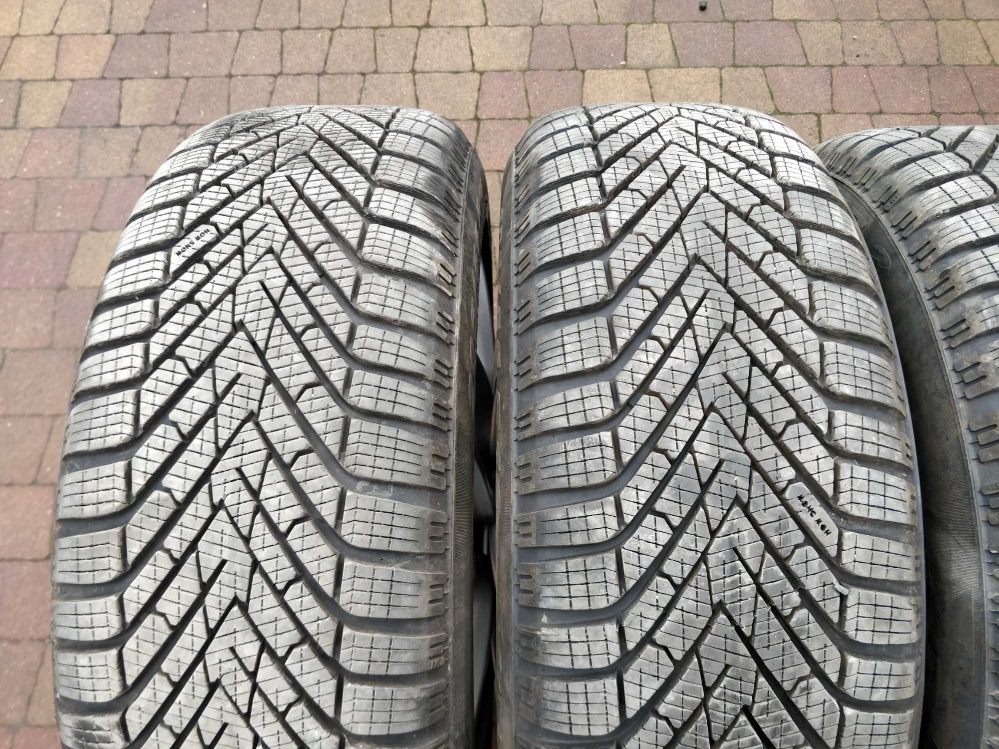 3403. Opony zimowe 205/55/16 Pirelli jak nowe 9mm 2023r cena za 4szt