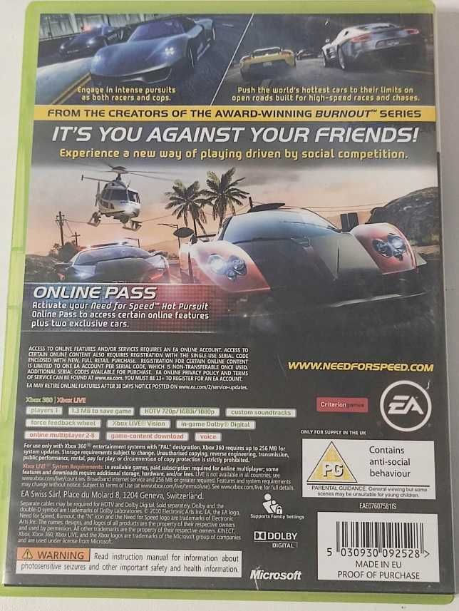 Need For Speed Hot Pursuit Xbox 360