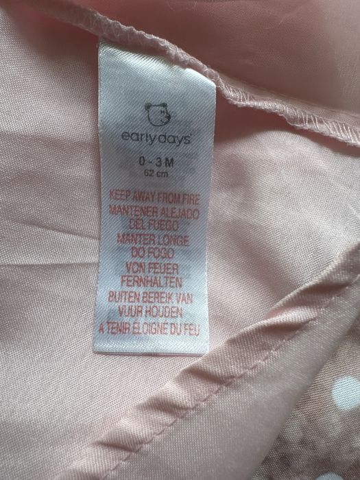 Elegancka sukienka tiulowa z motylkami Early Days 0–3 miesiące