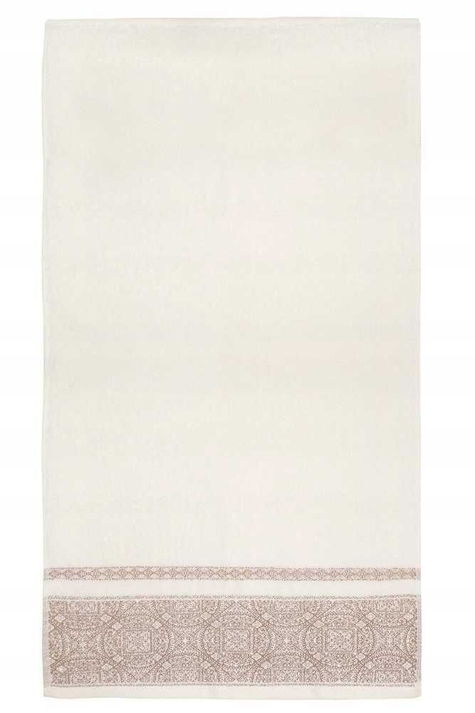 Ręcznik łazienkowy Sofia Glamour Kryształki 70x140 śmietankowy