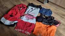 12-elementowy zestaw sportowy S/M, top, bluza, spodnie, koszulka