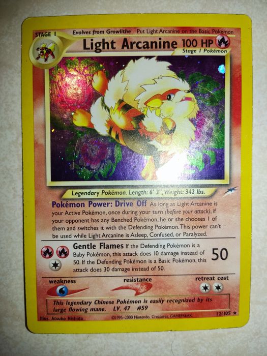 Light Arcanine 12/105 - Neo Destiny