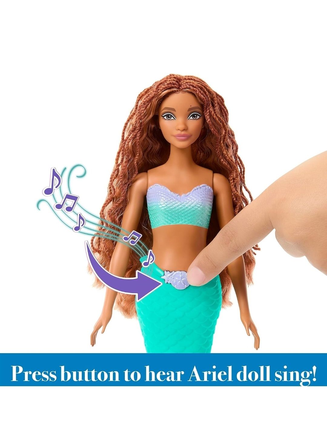 Співоча лялька русалонька Аріель The Little Mermaid 2023 Ariel Mattel