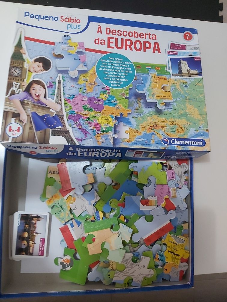 Puzzle À descoberta da Europa (clementoni)