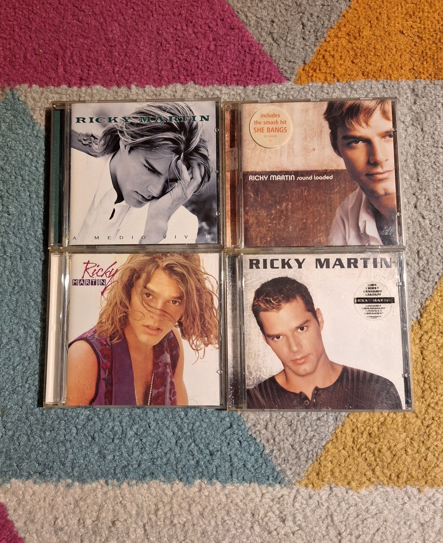 Płyty CD Ricky Martin, Sound loaded, A medio vivir zestaw