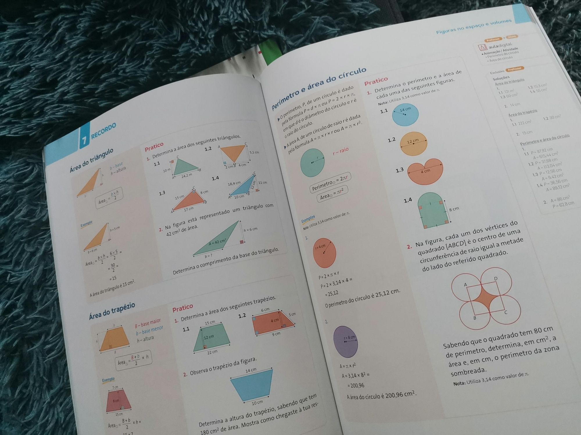 Manual 1 e 2 novos de Matemática 8° ano - Prisma 8