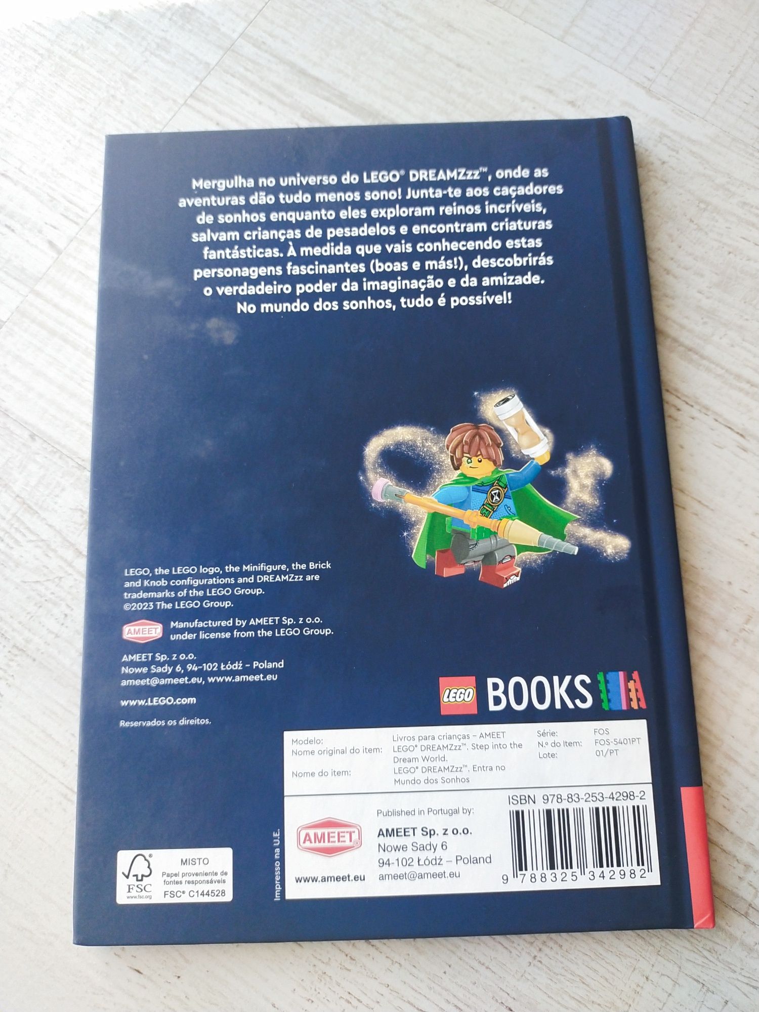 Livro Lego Dreamzzz Entra no mundo dos sonhos