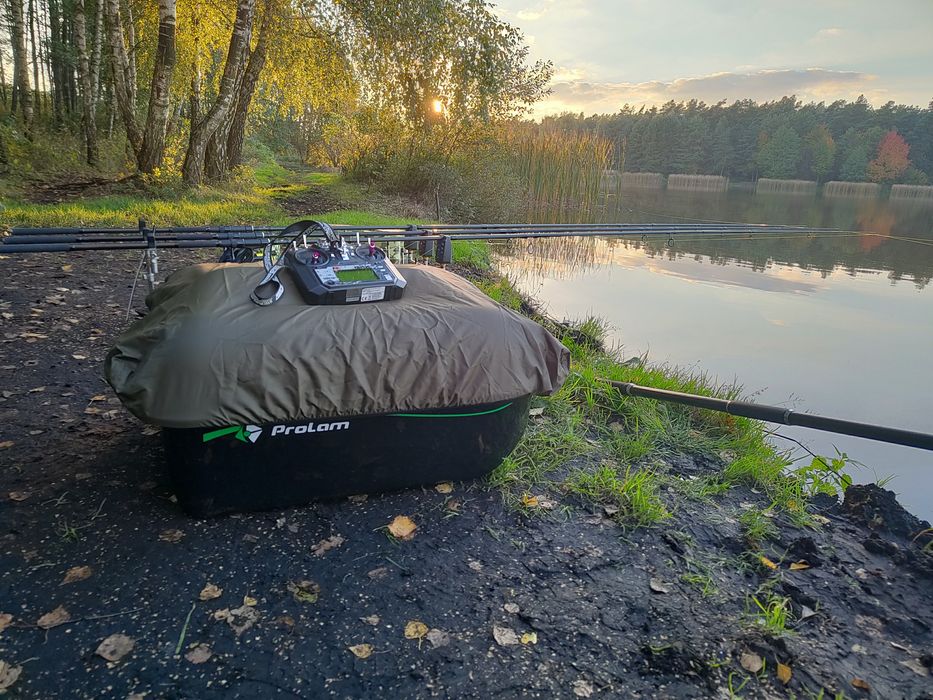 Pokrowiec na łódkę zanetową, fotel, torbę wędkarską