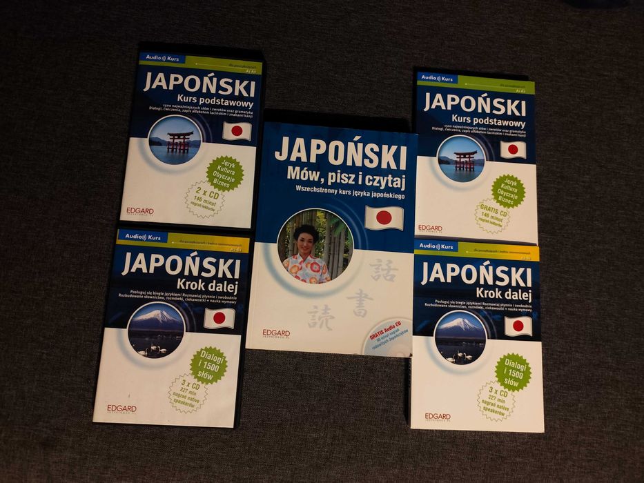 MEGA ZESTAW do Nauki Japońskiego Kurs od Podstaw do Poziomu B1!