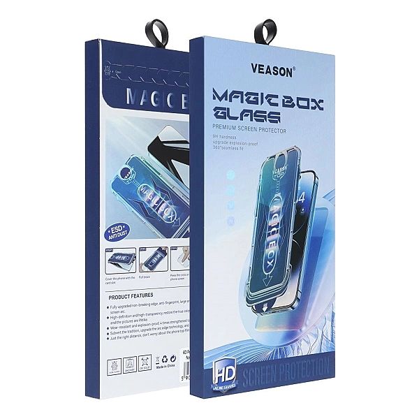 Szkło Hartowane do iPhone 15 Pro , Braders E-Install szybka na cały ek