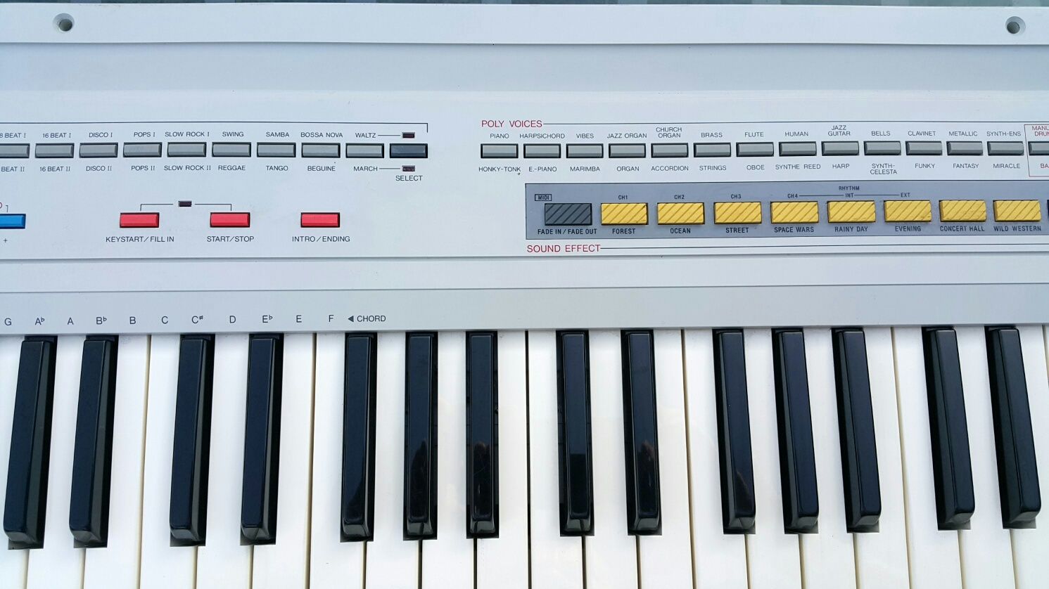 Japoński keyboard Vintage z MIDI Hohner