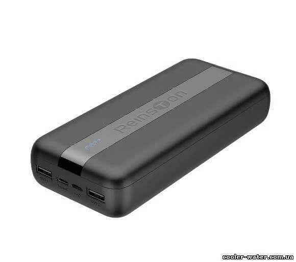 Power Bank ReinsTon EPB027 20000 mAh Black зовнішній акумулятор