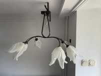 Lampa sufitowa szklana