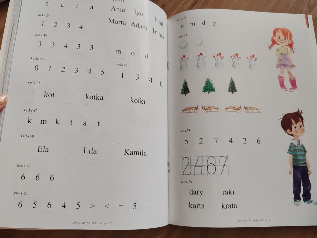 Olek i Ada Karty pracy cz. 2 B+ (6 latek) Nowe