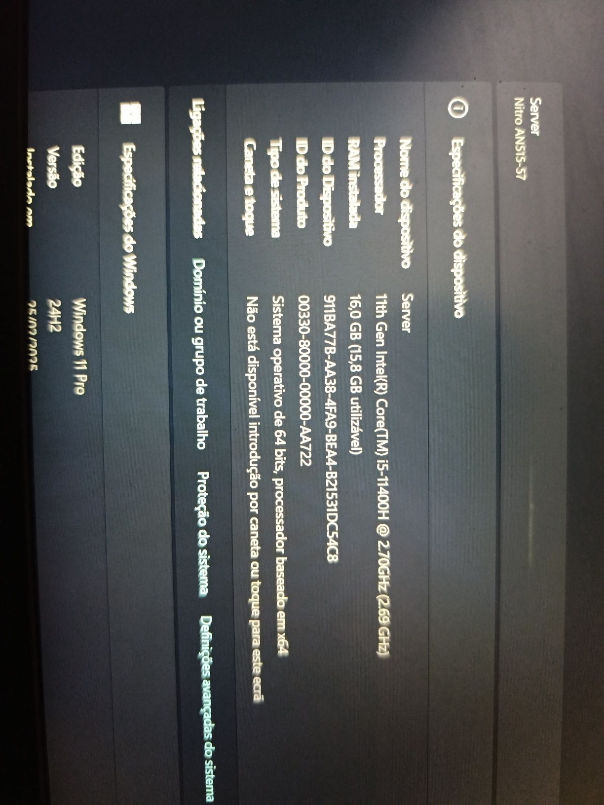 Acer Nitro 5 | i5-11400H + RTX 3050 Ti 4Gb | 16 Gb RAM |
