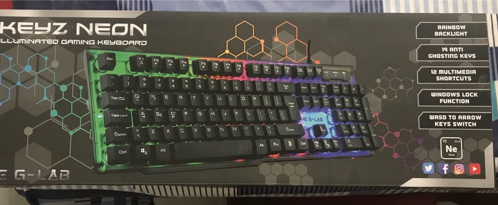 Teclado gaming Keyz Neon