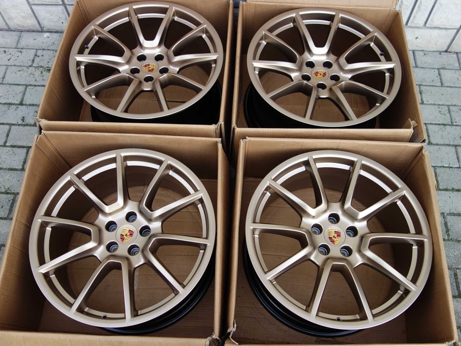 Felgi Porsche MACAN LIFT TURBO GTS 20''  Oryginalne Złote