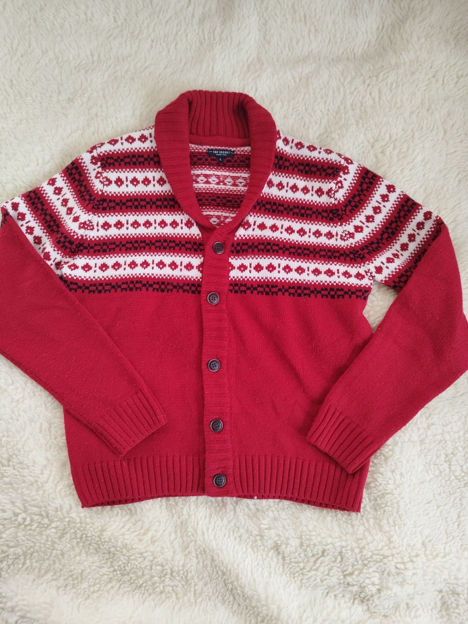 Sweter męski świąteczny roz.L Top Secret