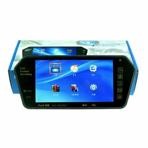 Espelho-monitor de 7''com cabos ou wireless e camera com 18 leds I.R.