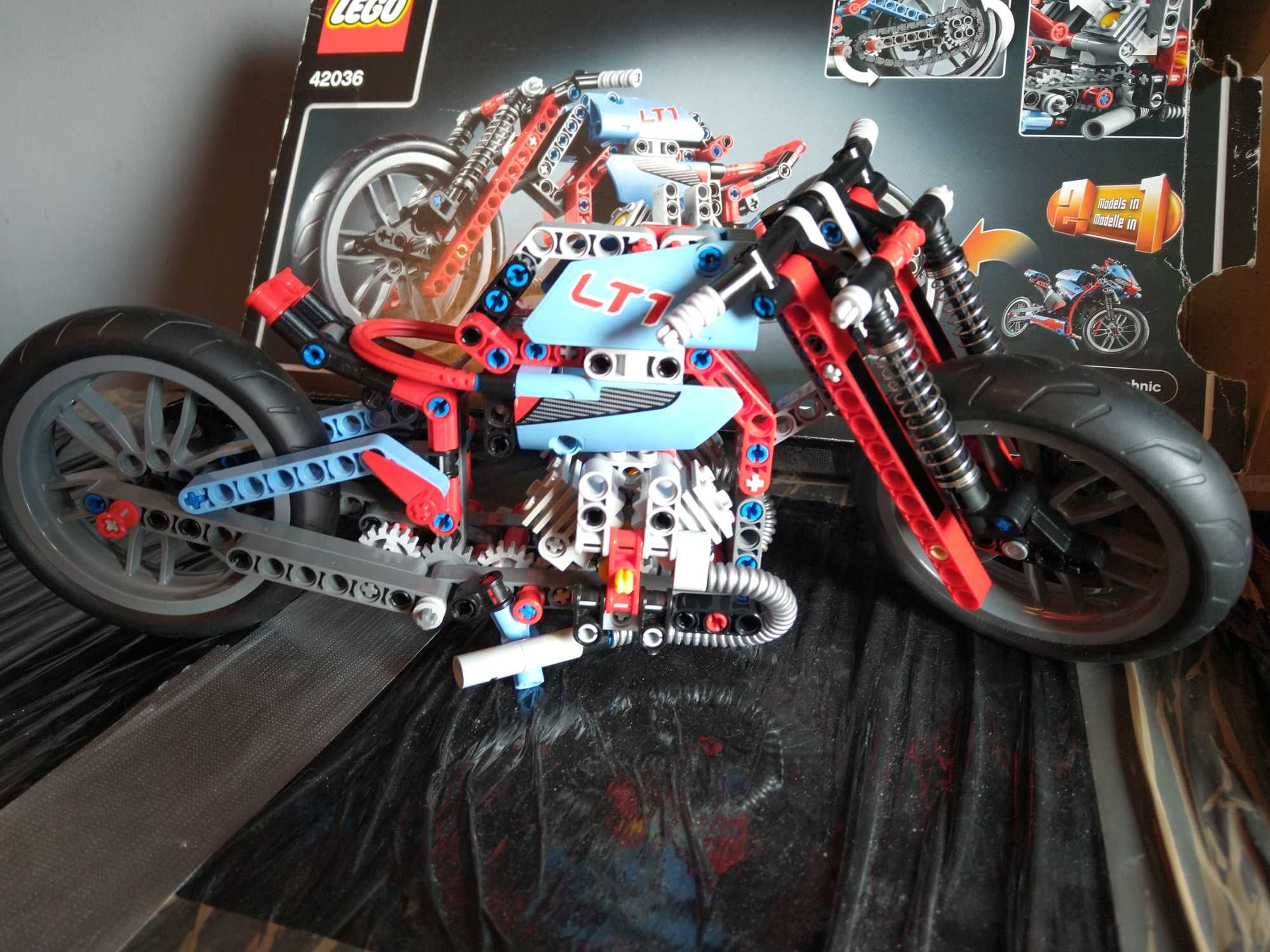 Lego technic 42036 motocykl miejski