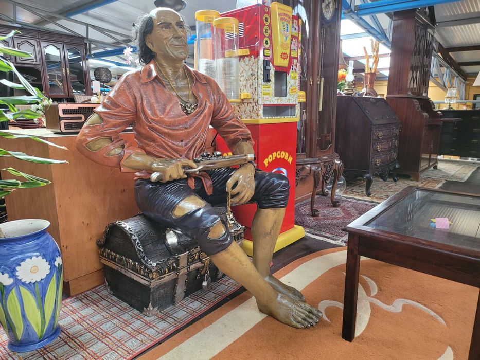 Pirata muito realista em tamanho real - óptimo estado