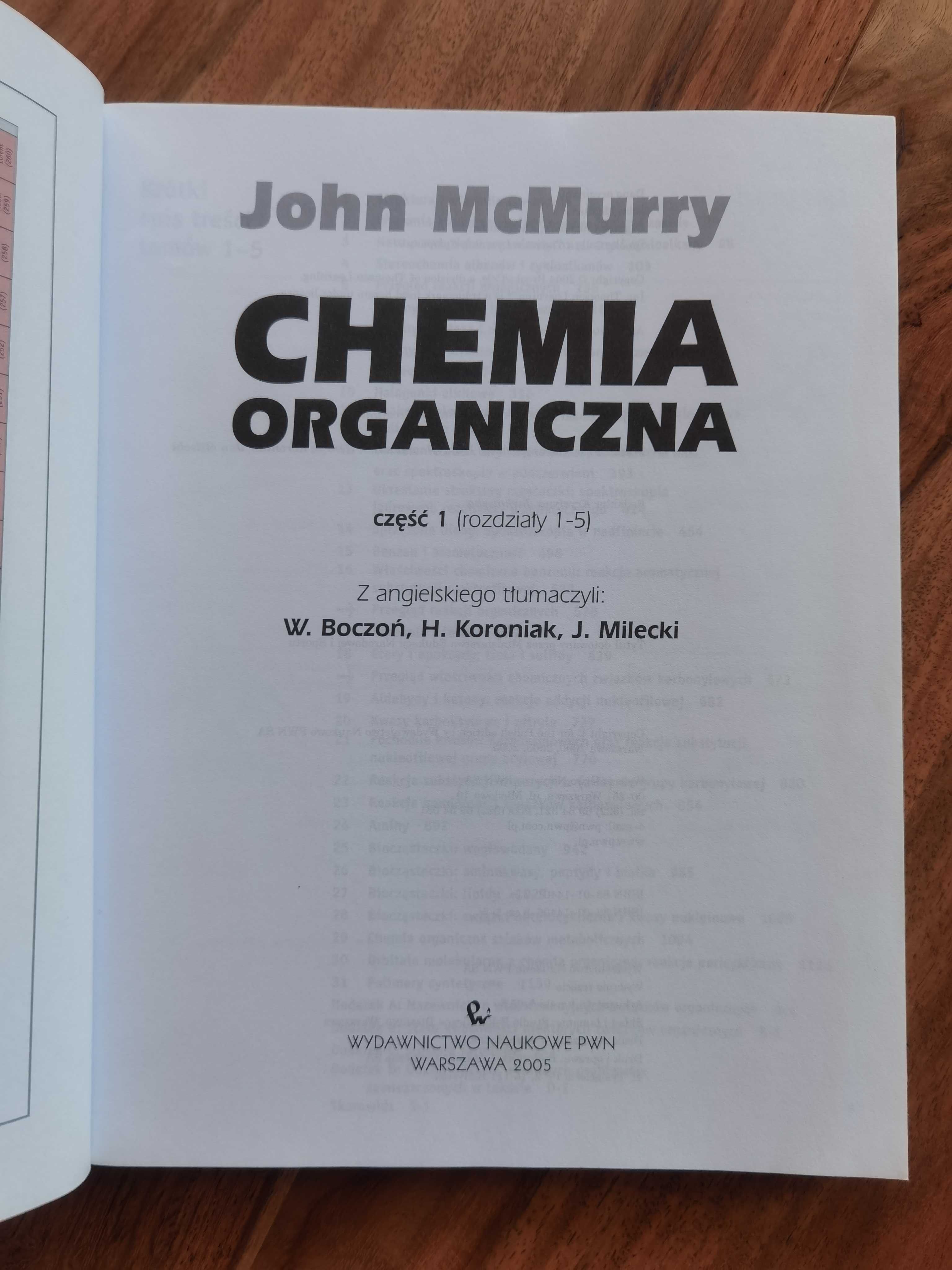Chemia organiczna John McMurry część 1