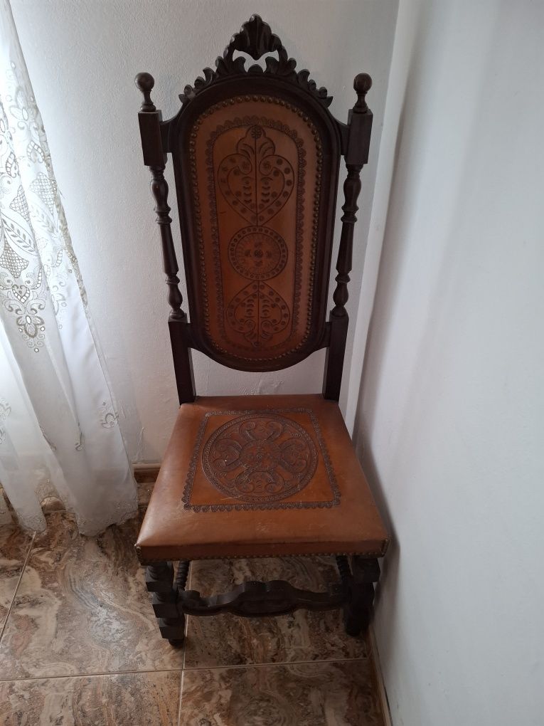 Mesa de Sala Vintage com 8 cadeiras
