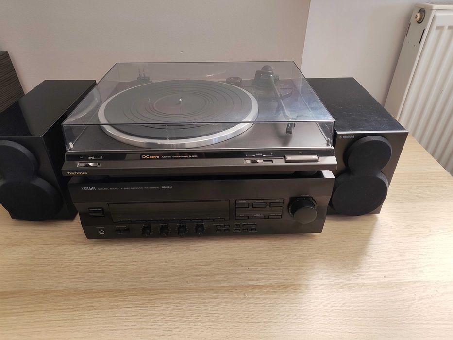 Amplituner Yamaha RX-396RDS kolumny NS-BP111 gramofon Technics SL-BD20